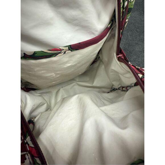 Vera Bradley burgundy lunch bag with ID holder #school #lunch - Picture 6 of 6